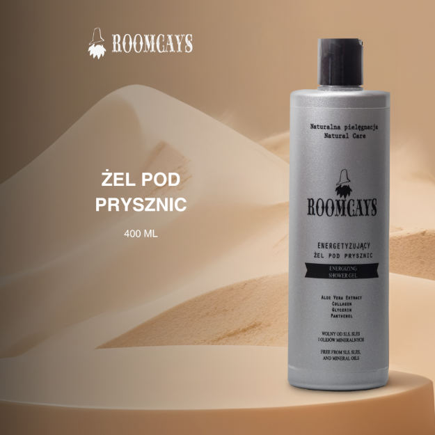 Roomcays Ferahlatıcı & Enerji Veren Duş Jeli 400 ml resmi